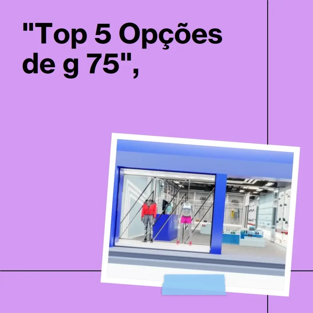 Top 5 Opções de  g 75