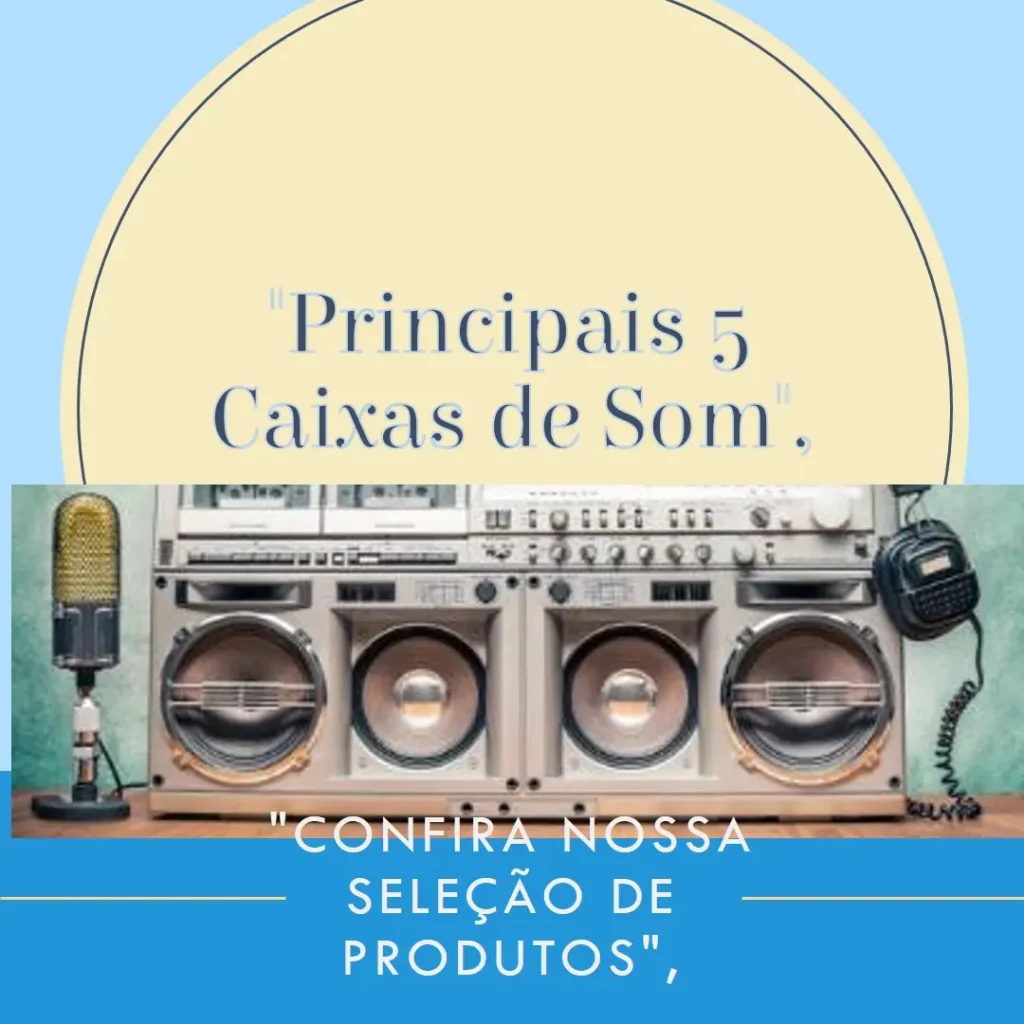 Principais 5  caixa som aiwa boombox