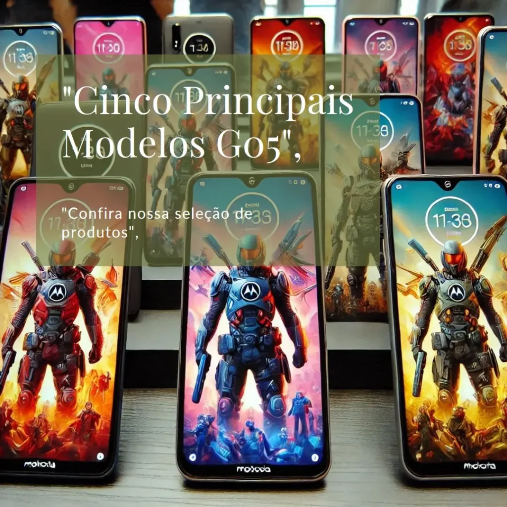 Cinco Principais Modelos de  g05 Motorola