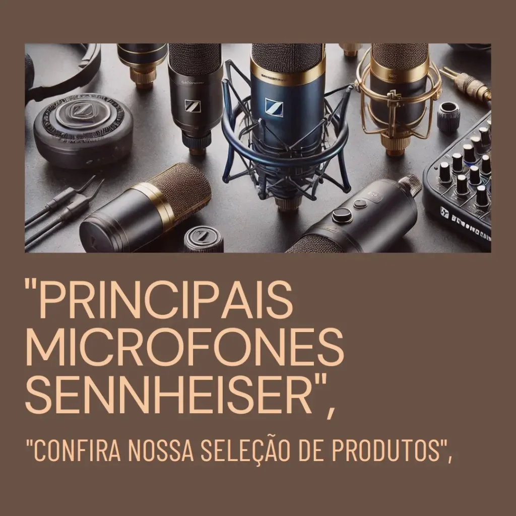 Principais Cinco microfones Sennheiser
