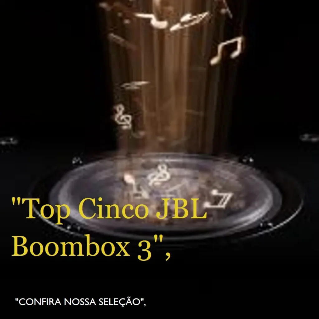 Top Cinco  JBL Boombox 3 wifi original