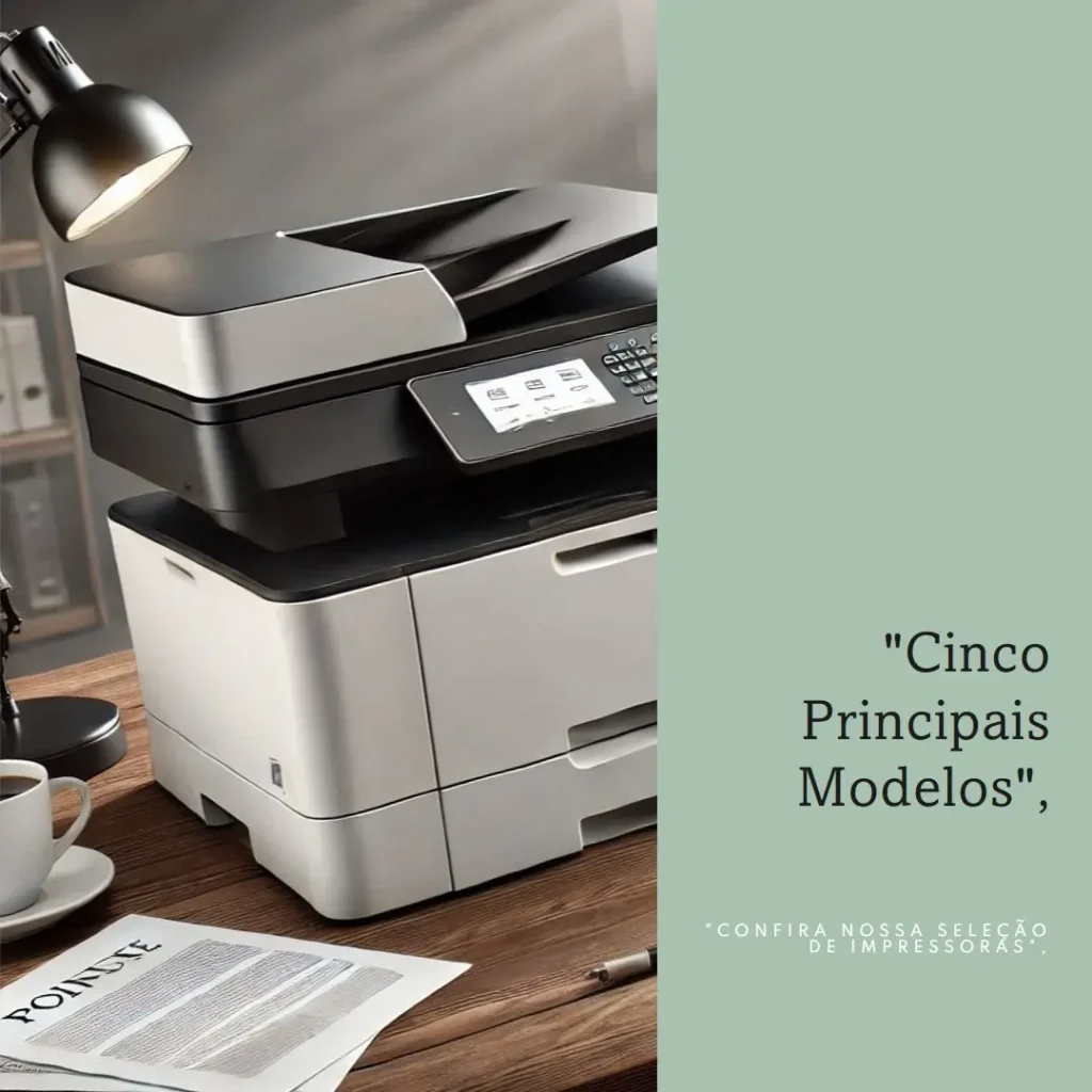 Cinco Principais Modelos de  impressora laser HP multifuncional