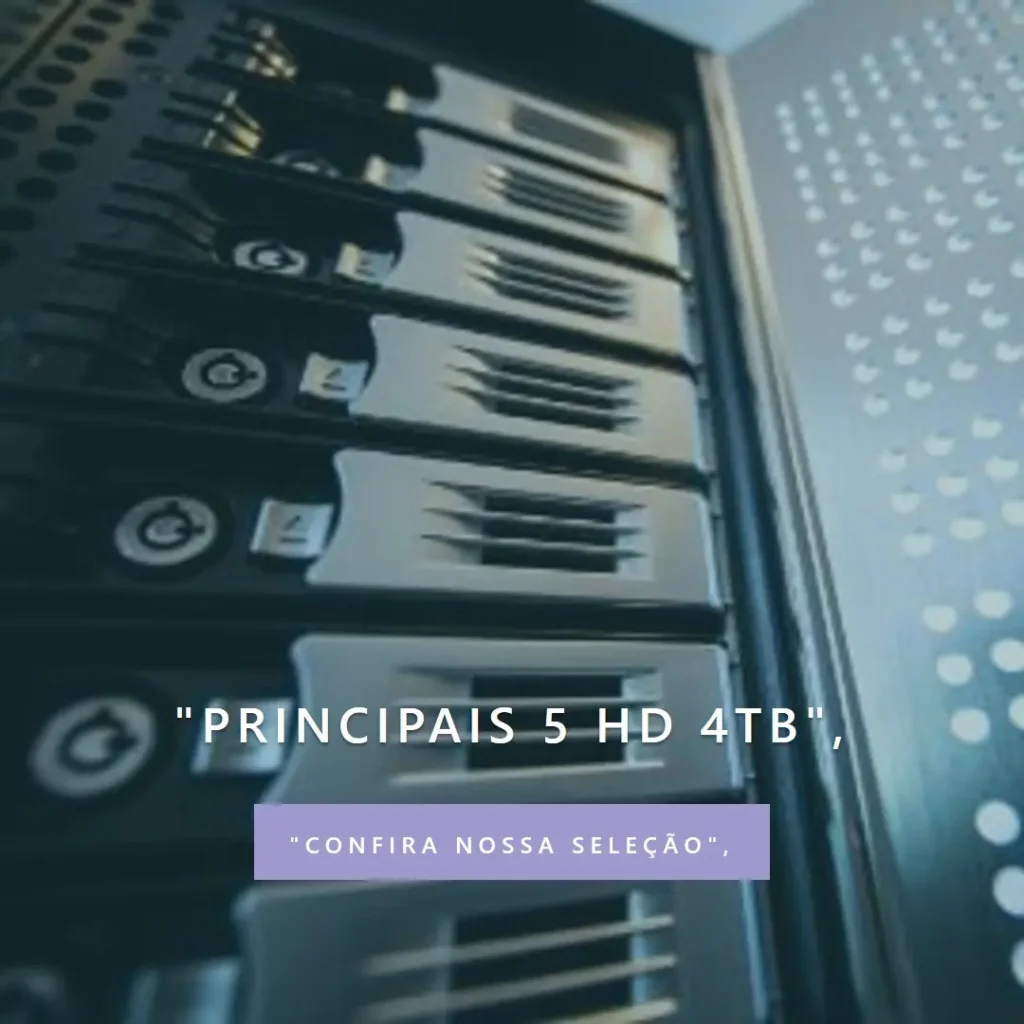 Principais 5  hd 4tb