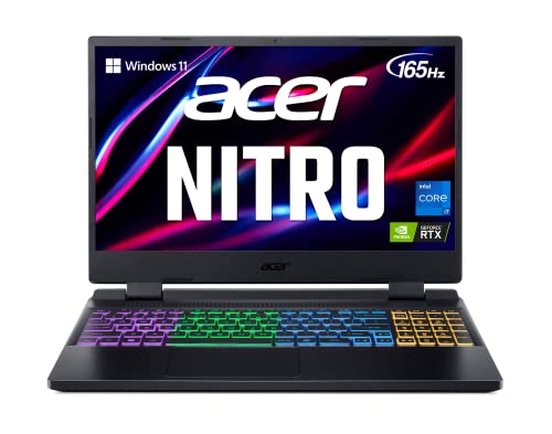 Acer Laptop Nitro 5 | Intel Core i7-12700H | GPU NVIDIA GeForce RTX 3070 Ti | Tela IPS QHD 165Hz de 15,6 polegadas | DDR4 de 32 GB | SSD de 2 TB em RAID 0 | Teclado RGB em inglês americano