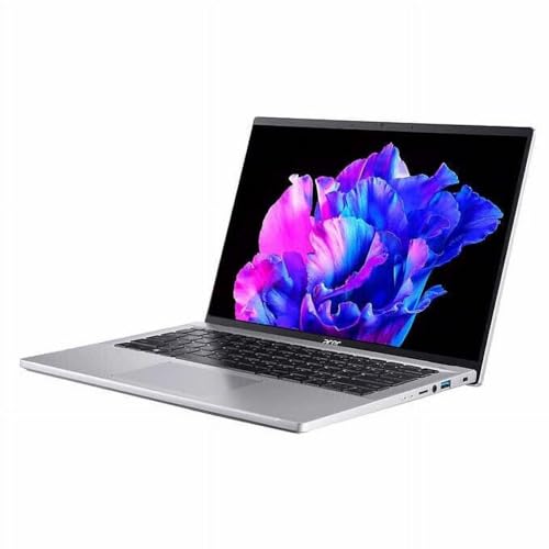 acer Swift Go Evo Platform Laptop com tela sensível ao toque de 14 polegadas processador i7-1355U 13ª geração 16GB 1TB SSD 1440 QHD CAM FP Reader Backlit KB Silver Windows 11 com pano de limpeza