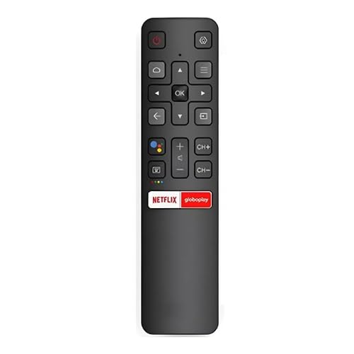 Asabra Controle Remoto Compatível Com Smart TV TCL ou SEMP Com Teclas Netflix Globoplay