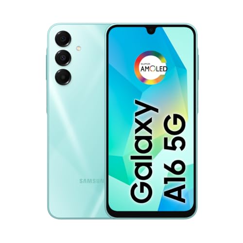 Celular Samsung Galaxy A16 5G, 128GB + 4GB RAM, Câmera de até 50MP, Tela 6.7", NFC, IP54, Bateria 5000 mAh - Verde Claro