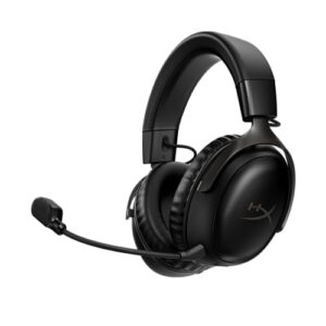 Fone Hyperx Cloud III Wireless Drive 53mm DTS para Pc, Ps5, Ps4, Switch - Preto total