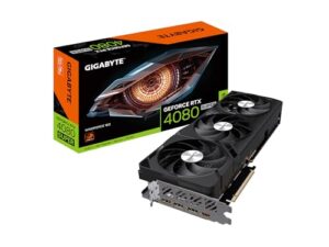 GIGABYTE Placa de vídeo GeForce RTX 4080 Super WINDFORCE V2 16G, 3 ventoinhas WINDFORCE, 16GB 256-bit GDDR6X, GV-N408SWF3V2-16GD