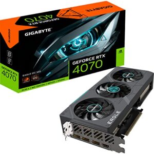 GIGABYTE Placa de Video Geforce Geforce RTX? 4070 Eagle - GV-N4070EAGLE OC-12GD G10