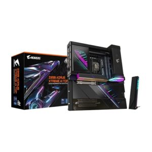 GIGABYTE Placa mãe Z890 AORUS Xtreme AI TOP Intel Core Ultra (Série 2) LGA 1851, E-ATX, DDR5, 4X M.2, PCIe 5.0, Thunderbolt 5, WIFI7, LAN 10GbE, EZ-Latch