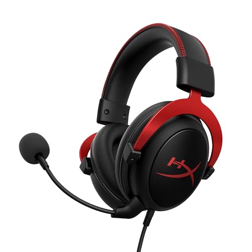 Headset Gamer Hyperx Cloud II, Kingston, KHX-HSPC-RD, Preto e Vermelho