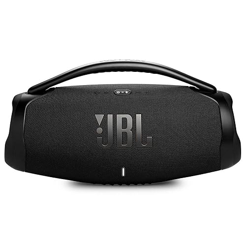 JBL, Caixa de Som, Boombox 3 Wi-Fi, Bluetooth, À Prova D'água e Poeira - Preto