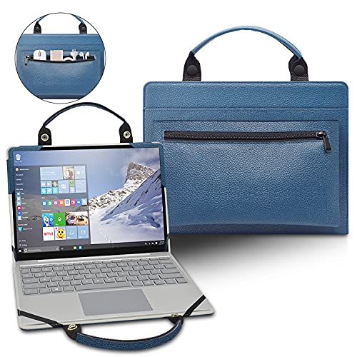 LiuShan Capa protetora 2 em 1 + bolsa portátil para laptop HP ProBook 440 G6/HP ProBook 440 G7/HP ProBook 445 G6/HP ProBook 445 G7/HP ProBook 445R G6 [não serve para HP ProBook 440 G8 G5 G4 G3 G2]. Azul