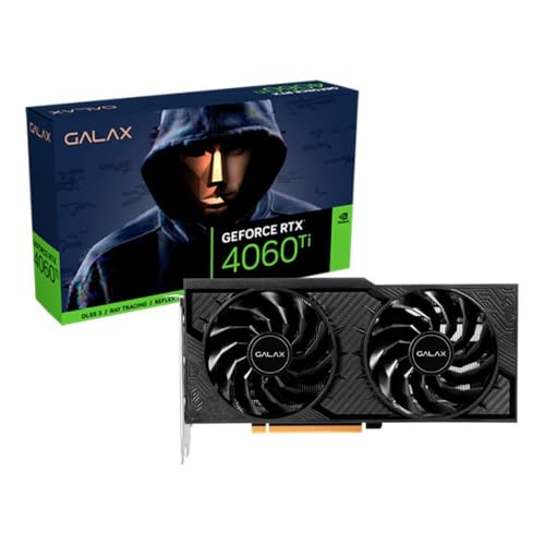 Placa de Vídeo Galax GeForce RTX 4060 TI Dual 1-Click OC TecLab 8GB GDDR6X 128 bits - 46ISL8MDABOC