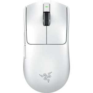 Razer Mouse para jogos Viper V3 Pro Wireless Esports: simétrico - 55 g leve - sondagem 8K - Sensor óptico DPI 35K - Interruptores óticos Gen3-8 botões programáveis - Bateria de 95 horas - Branco