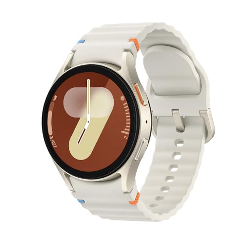 Samsung Galaxy Watch7 Smartwatch 40mm Bluetooth, Galaxy AI, Tela em Cristal de Safira, GPS de Dupla Frequência, Monitoramento avançado de saúde, sono e de coração, Processador de 3nm - Creme