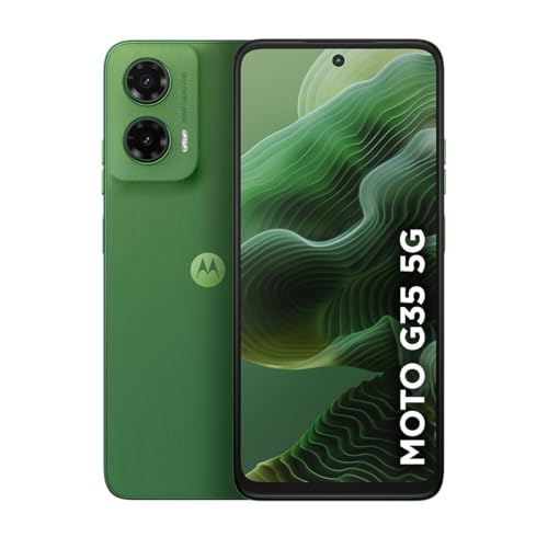 Smartphone Motorola Moto g35 5G - 128GB 12GB Ram Boost AI Camera 50MP NFC Verde - Vegan Leather