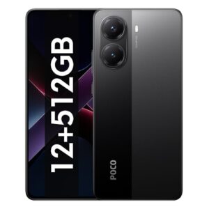 Smartphone Xiaomi POCO X7 Pro 5G 8+256GB/12+256GB/12+512GB versión Global teléfono móvil dimensión 8400-Ultra 6,67 AMOLED "1,5 K 6000mAh(typ) 90W carga NFC (Black, 12GB+512GB)