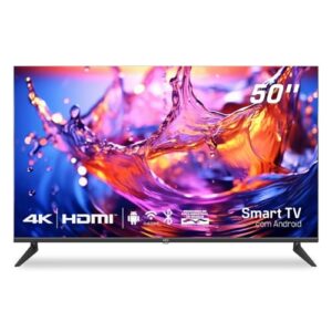 Smart TV 50" HQ UDE50HR315LN 4K com Conversor Digital 3 HDMI 2 USB WI-FI Android 11 Design Slim e Tela Frameless