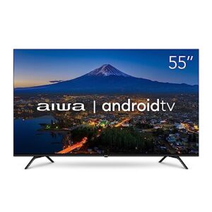 SmartTV Aiwa 55” Android, 4K, Borda Ultrafina, Dolby Vision & Atmos - AWS-TV-55-BL-01 TV 55" ANDROID - BORDA INFINITA AWS-TV-55-BL-01 BIVOLT