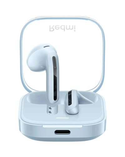 Xiaomi Fones de ouvido Redmi Buds 6 Active (versão global), fones de ouvido Bluetooth de 5,4 polegadas, bateria de longa duração de 30H, cancelamento de ruído para chamadas, 5 modos de ajuste,
