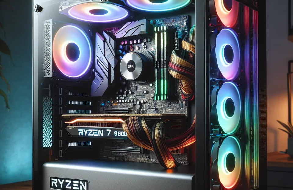 Monte seu PC: Ryzen 7 9800X3D, RX 7800 XT, 32GB, 2TB SSD