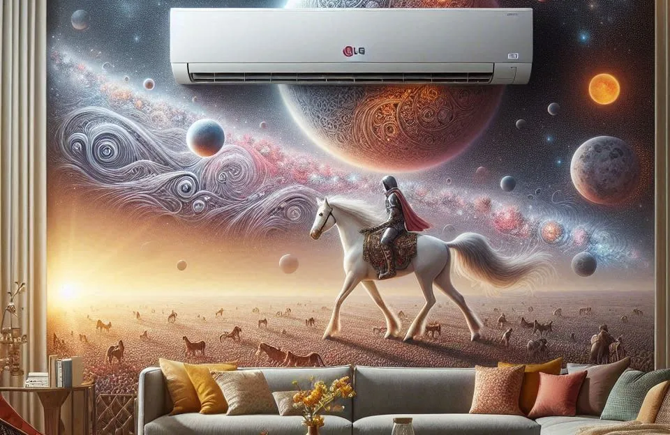 Ar Condicionado Split Hi Wall Inverter LG Dual Voice 18.000 Btus Frio 220V R-32