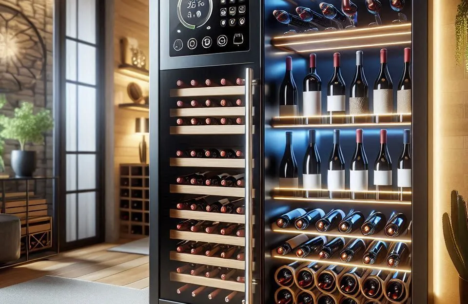 Adega de Vinhos Digital 18 Garrafas com Dual Zone e LED