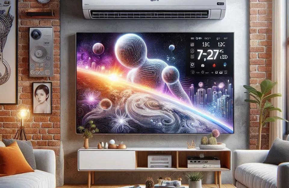 Ar Condicionado Split Hi Wall LG Dual Inverter Voice +AI 12.000 BTUs Frio 127V R-32: Eficiência e Conforto para sua Casa