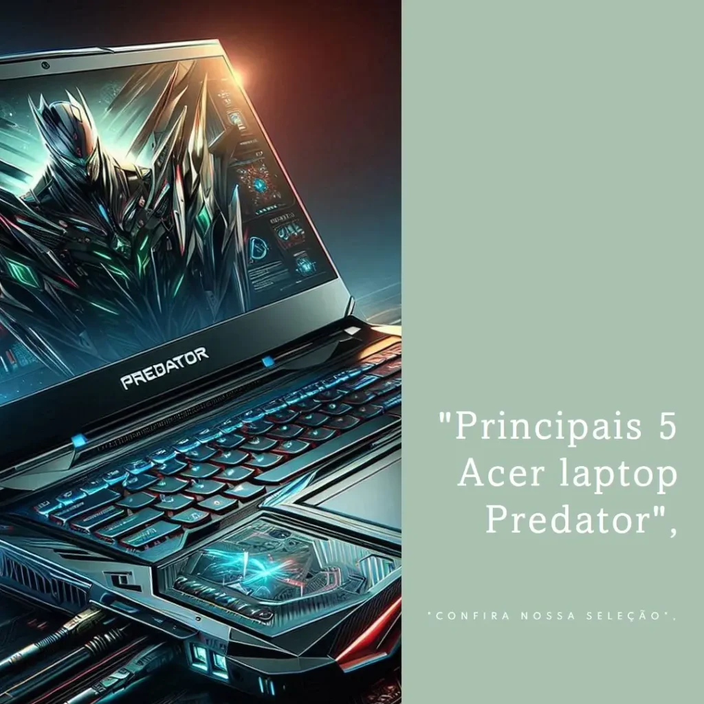 Principais 5  Acer laptop Predator