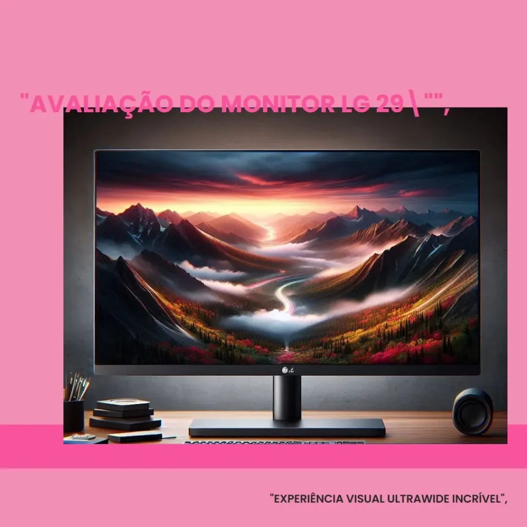 Monitor LG 29" 29Wk500-P LED IPS Ultrawide 21:9 com FreeSync