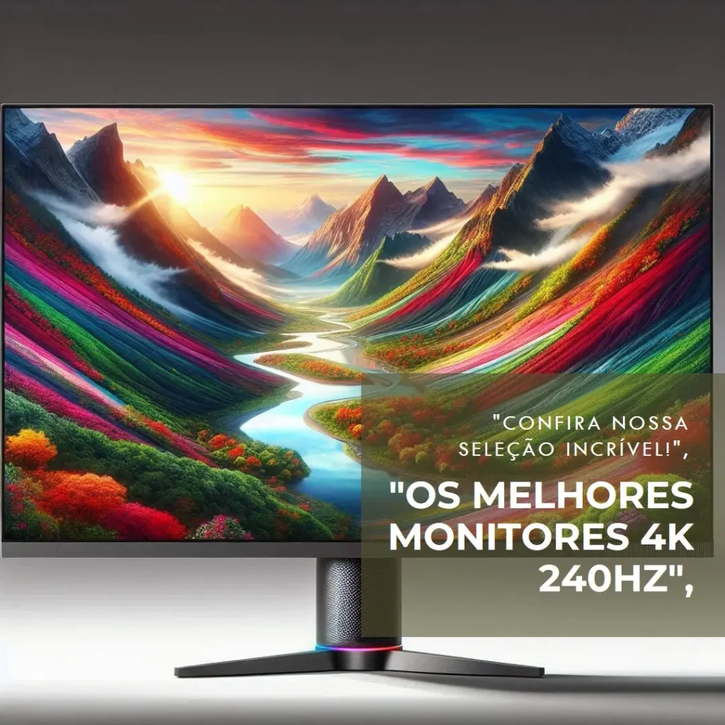 Lista de 5 Melhores: monitor 4k 240hz