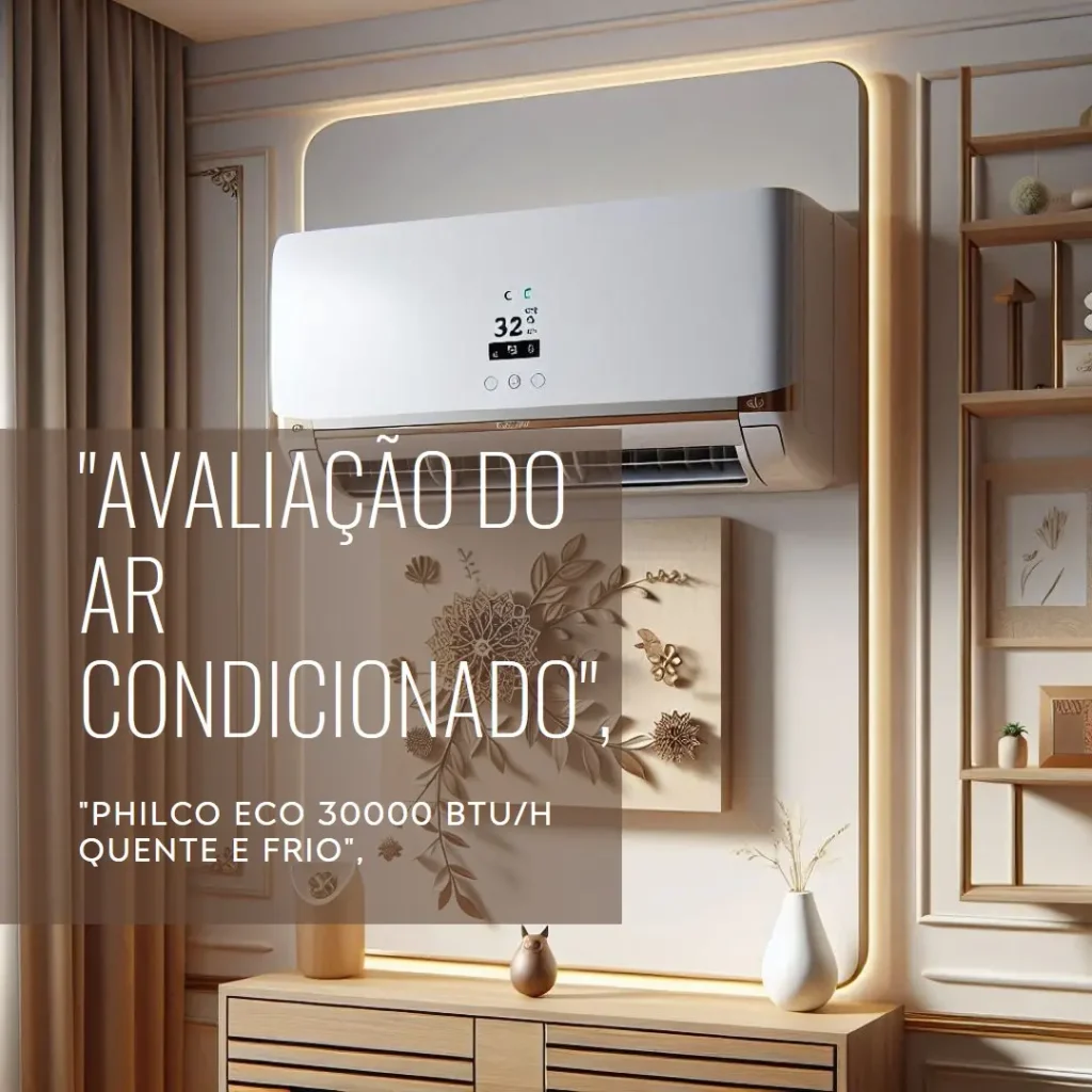 Ar Condicionado Split Hi Wall Inverter Philco Eco 30000 BTU/h Quente e Frio Monofásico PAC30000IQFM15 – 220 Volts