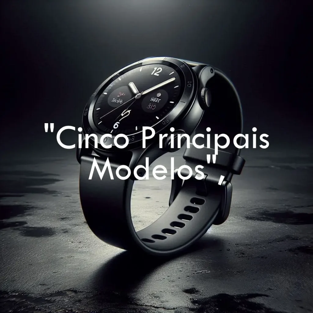 Cinco Principais Modelos de Galaxy watch 7 preto