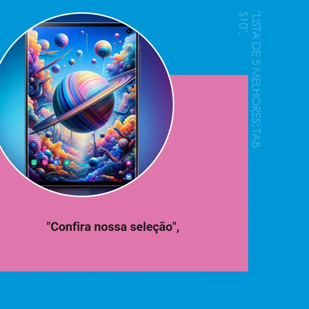 Lista de 5 Melhores: tab Samsung S10