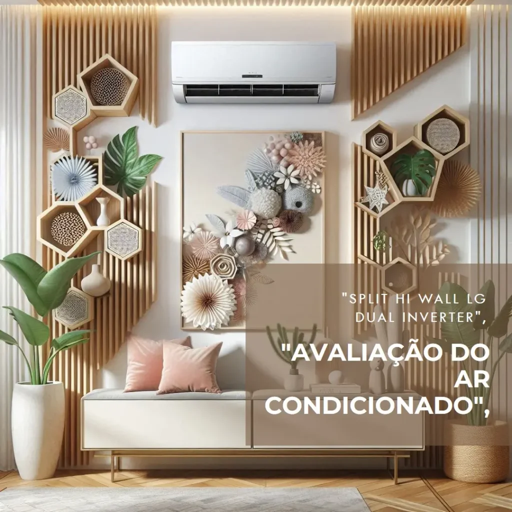 Ar Condicionado Split Hi Wall LG Dual Inverter Voice +AI 18000 BTU/h Quente e Frio