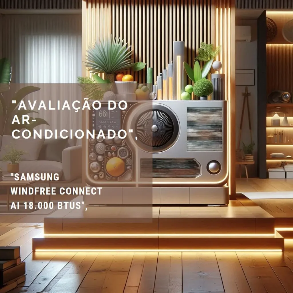 Samsung Ar-condicionado Split Inverter WindFree Connect AI 18.000 BTUs Frio Sem Vento