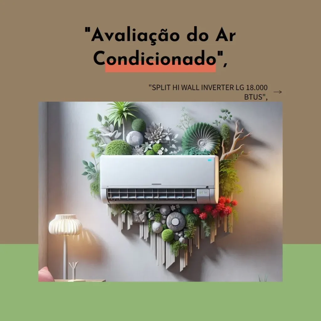 Ar Condicionado Split Hi Wall Inverter LG Dual Voice 18.000 Btus Frio 220V R-32