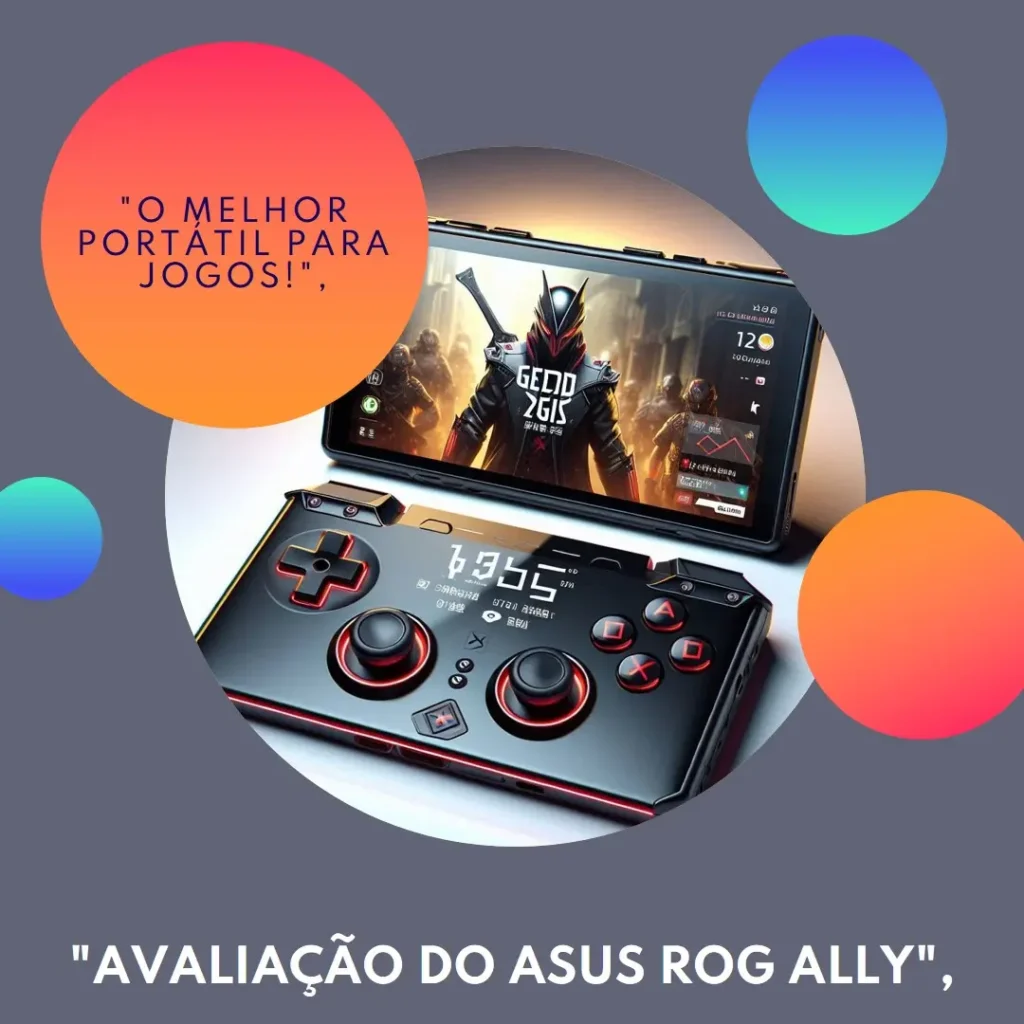 ASUS ROG Ally 7" 120Hz Gaming Handheld com AMD Z1 Extreme e 512GB