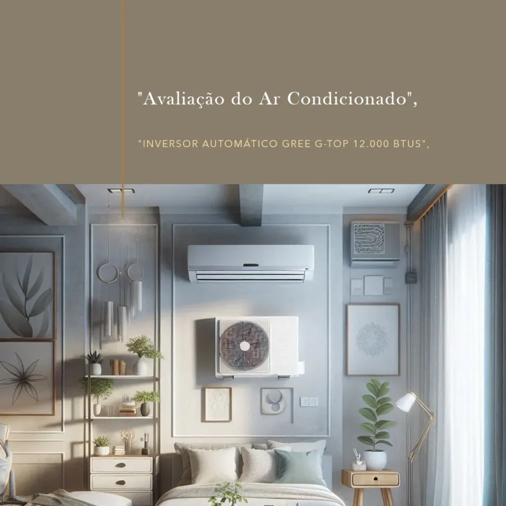 Ar Condicionado Split Hi Wall Gree G-Top Auto Inverter 12.000 Btus Frio 220v R-32