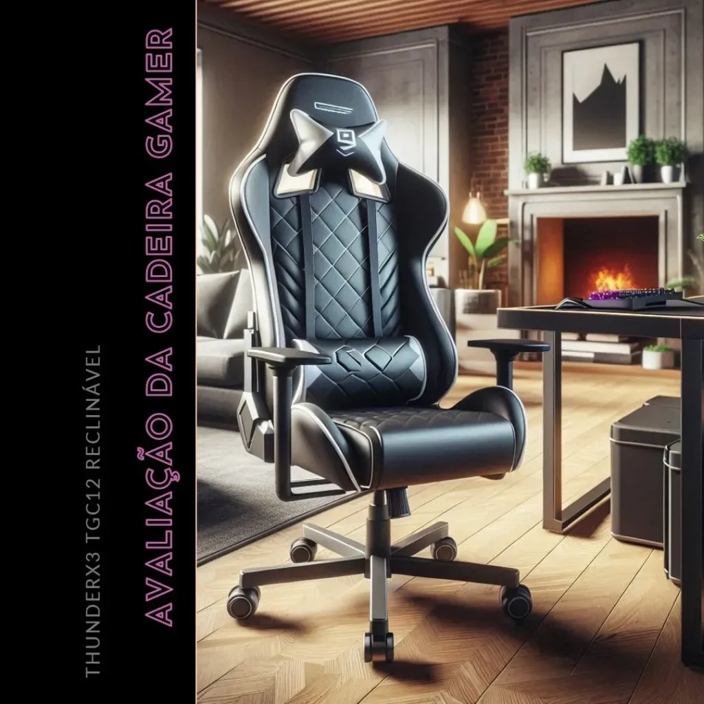 ThunderX3 Cadeira Gamer Profissional TGC12 Reclinável