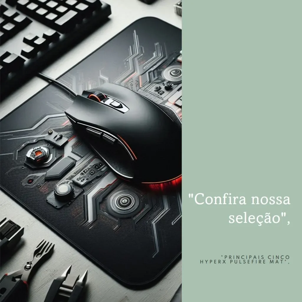 Principais Cinco Hyperx pulsefire mat
