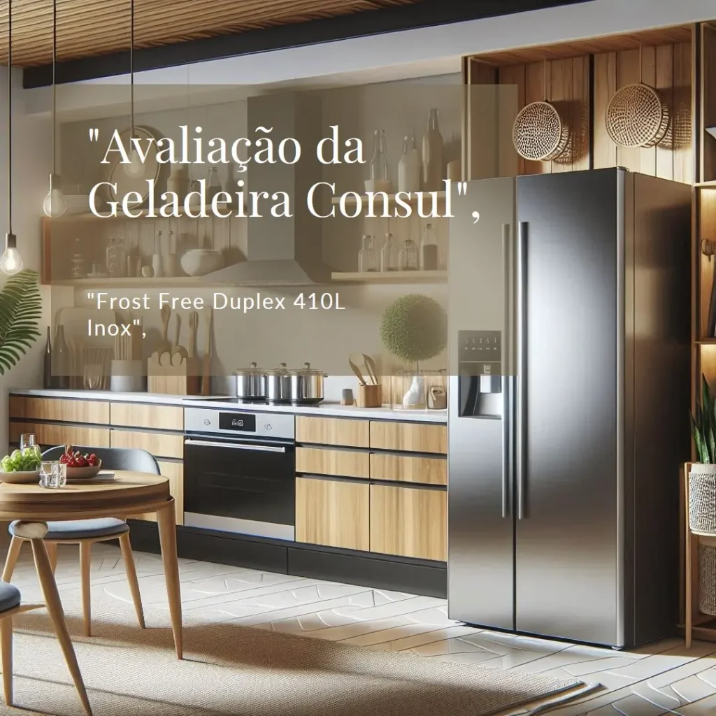 Geladeira Frost Free Duplex Consul 410L Inox com Espaço Flex