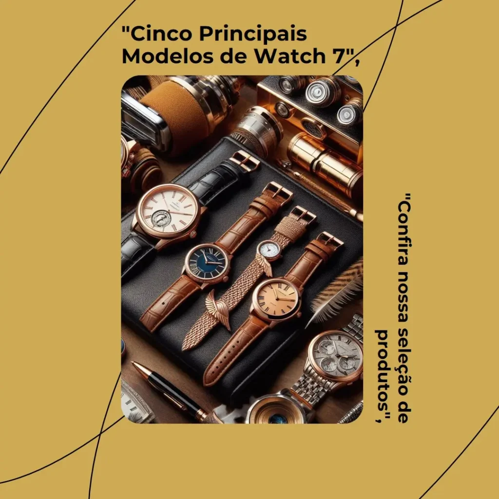 Cinco Principais Modelos de  watch 7