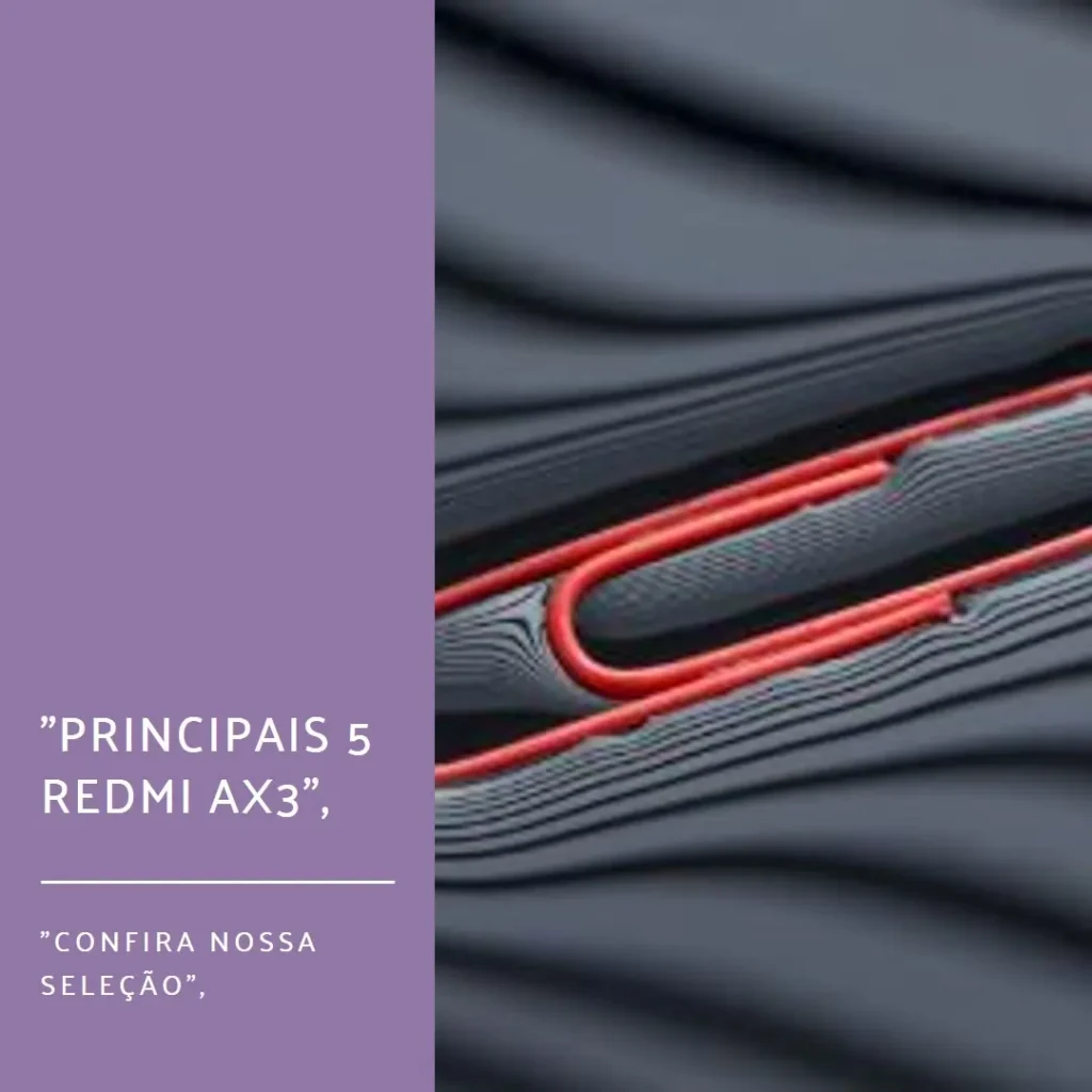 Principais 5  Redmi ax3