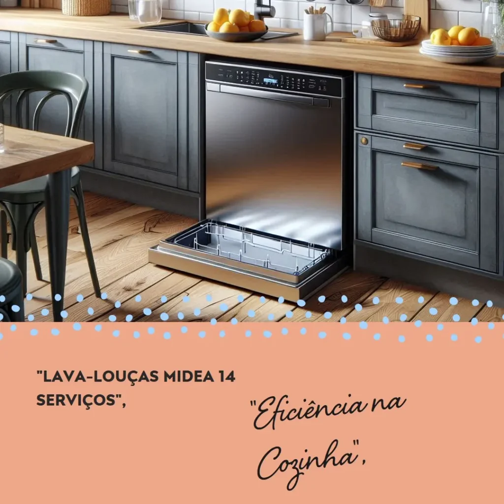Lava-Louças Midea 14 Serviços: Eficiência e Praticidade na Cozinha