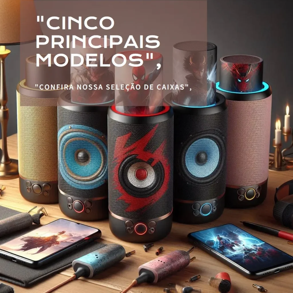 Cinco Principais Modelos de Caixas de Som Bluetooth