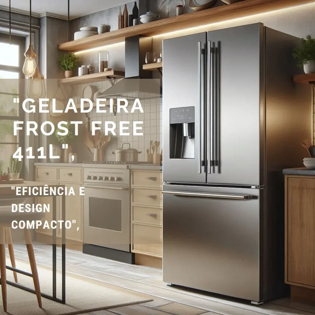 Geladeira Frost Free Duplex 411L Slim Midea: Eficiência e Design Compacto