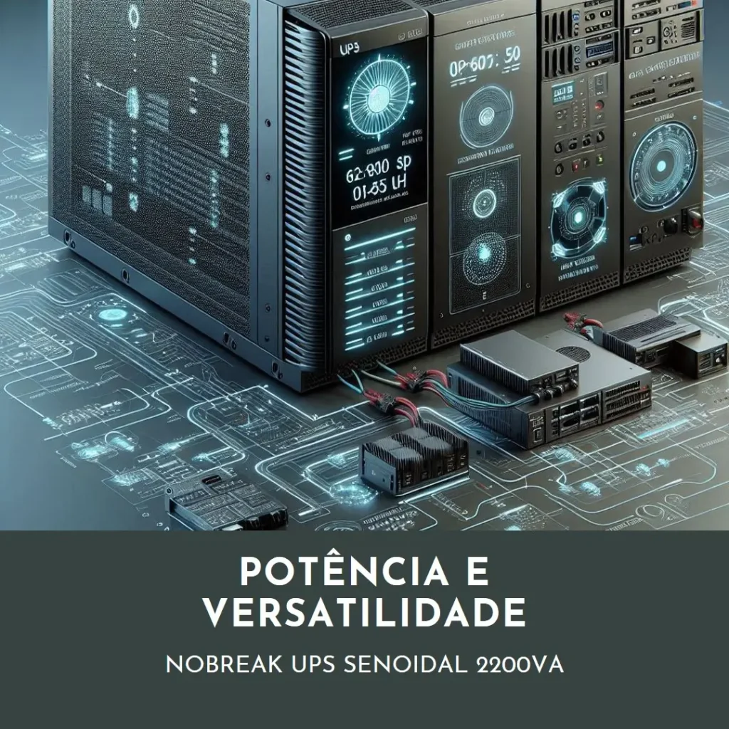 Nobreak UPS Senoidal Universal 2200VA com Rodízio: Potência e Versatilidade